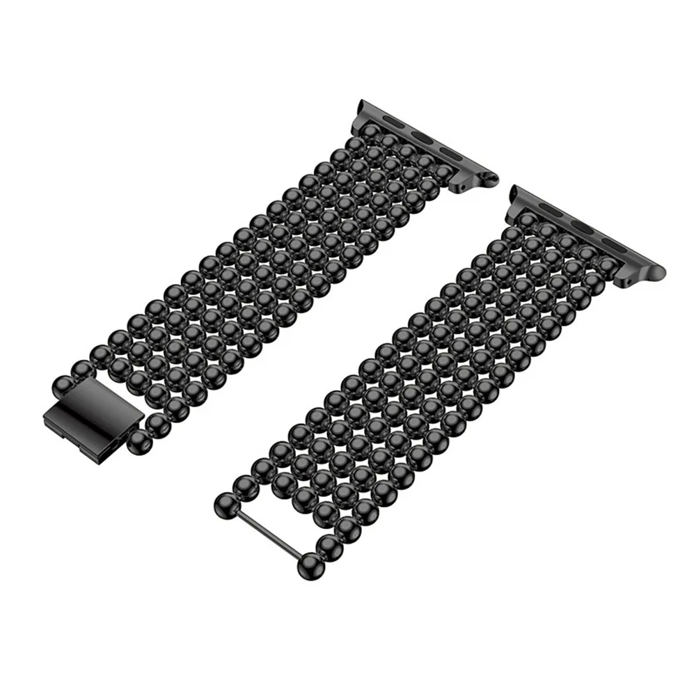 Ремешок для часов Apple Watch 42 мм 38 ремешок Золотой Новый роскошный бисер из