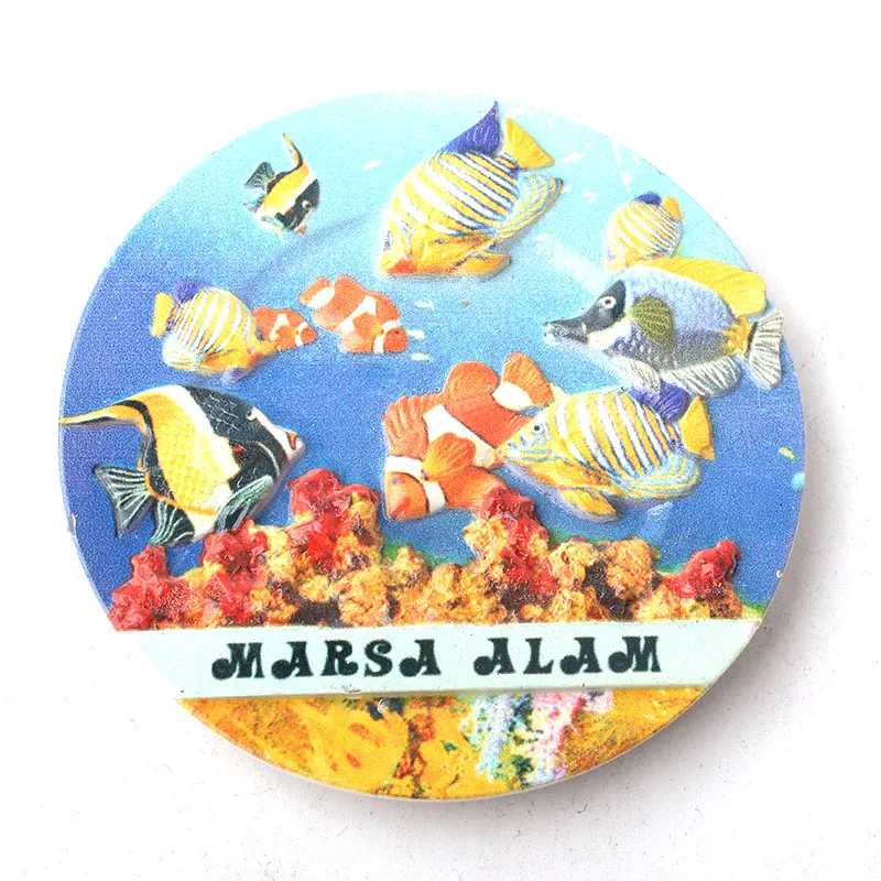 Hurghada Marsa Alam Шарм Эль Шейх смола магнит на холодильник украшение дома ремесло