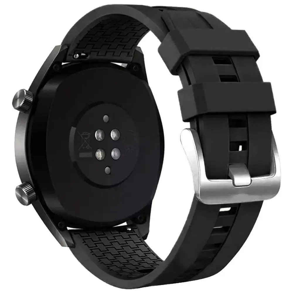 Ремешок силиконовый для Huawei Watch GT 2 браслет Galaxy watch 46 мм samsung Gear S3 Frontier 22 amazfit bip S 3
