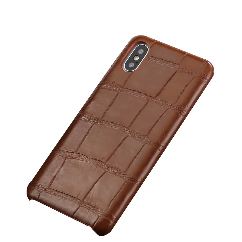 LANGSIDI крокодил Роскошный чехол для телефона из натуральной кожи для iphone 11 pro X XS max XR 6 7 8 8plus 5S SE чехол из натуральной кожи