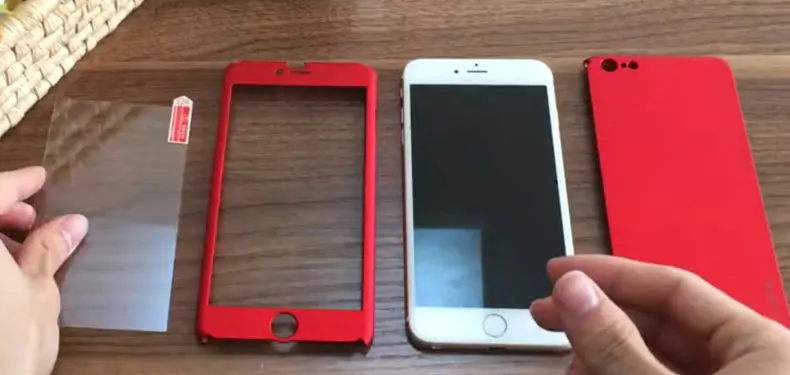 Полноразмерный Чехол iPaky для iPhone 7 360 градусов жесткий защитный чехол из
