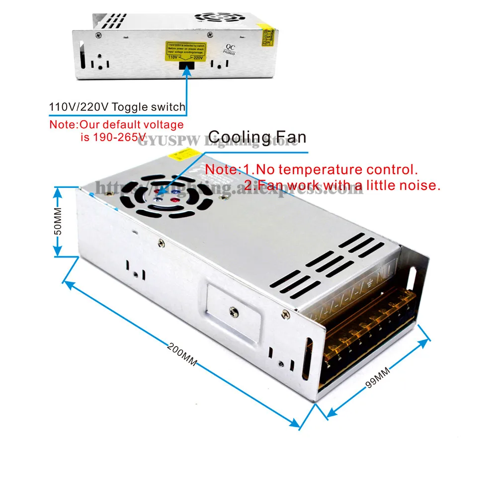 DC5V DC12V DC24V 300 Вт светодиодное освещение Трансформатор 350 W 5 V 12 V 24 V DC переключатель Питание для дисплей из светодиодной ленты экранные лампы CCTV