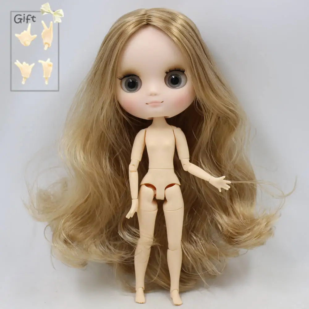 ICY Nude Factory кукла Middie Blyth Серия No. Каштановые волосы с челкой матовое лицо Neo - Цвет: like the photo