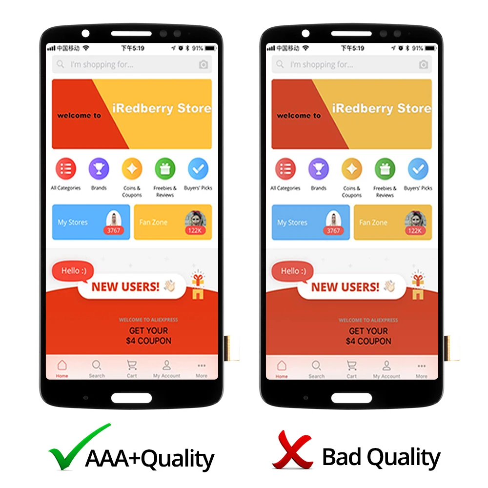 100% протестированный 5 7 дюймовый ЖК-дисплей для Motorola Moto G6 сенсорный экран XT1925 в