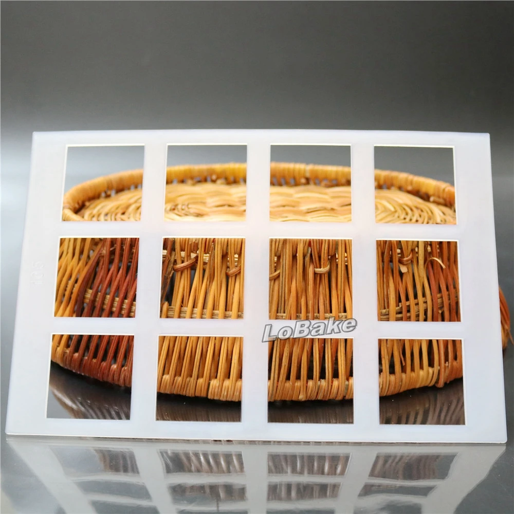 (2 шт./лот) высококачественные квадратные кубики с 12 полостями в форме клетки