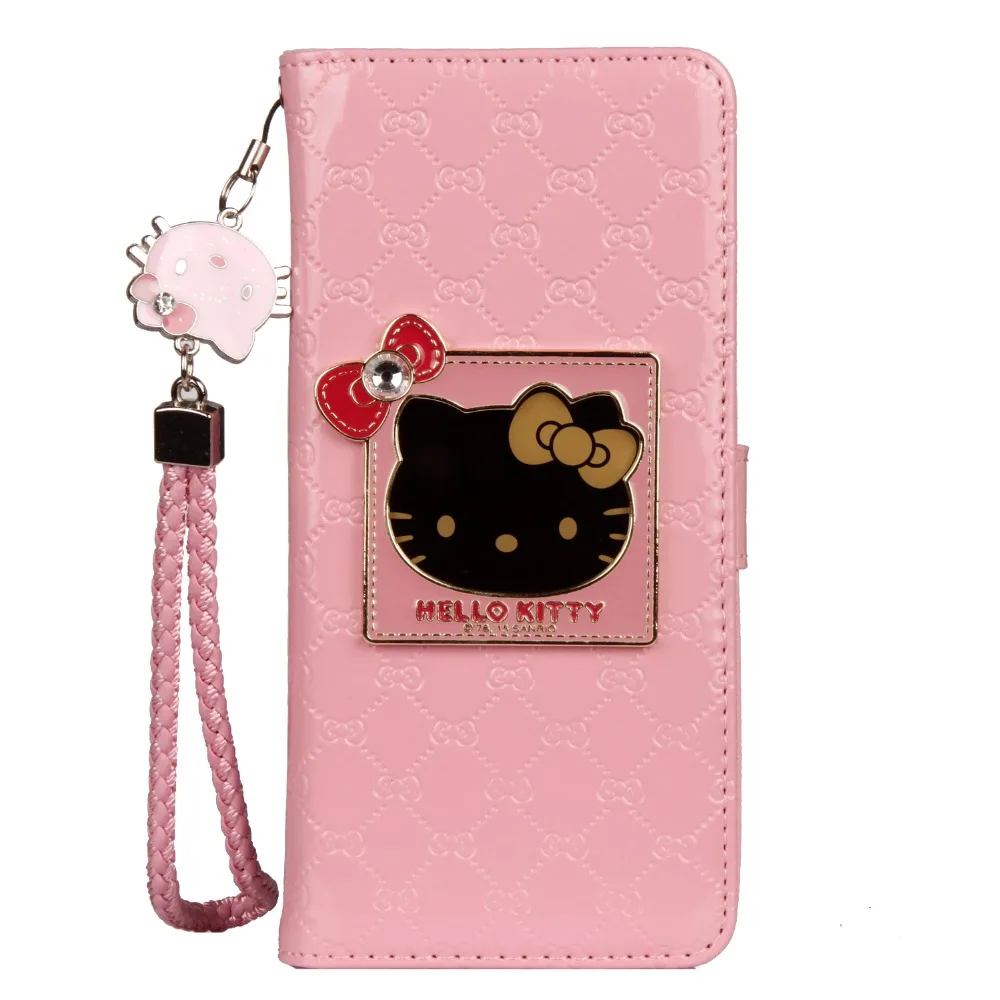 Модный Стильный чехол для samsung S8 S9 S10 Lite Plus, Роскошный кошелек hello kitty, магнитный чехол-книжка из искусственной кожи, чехол для мобильного телефона