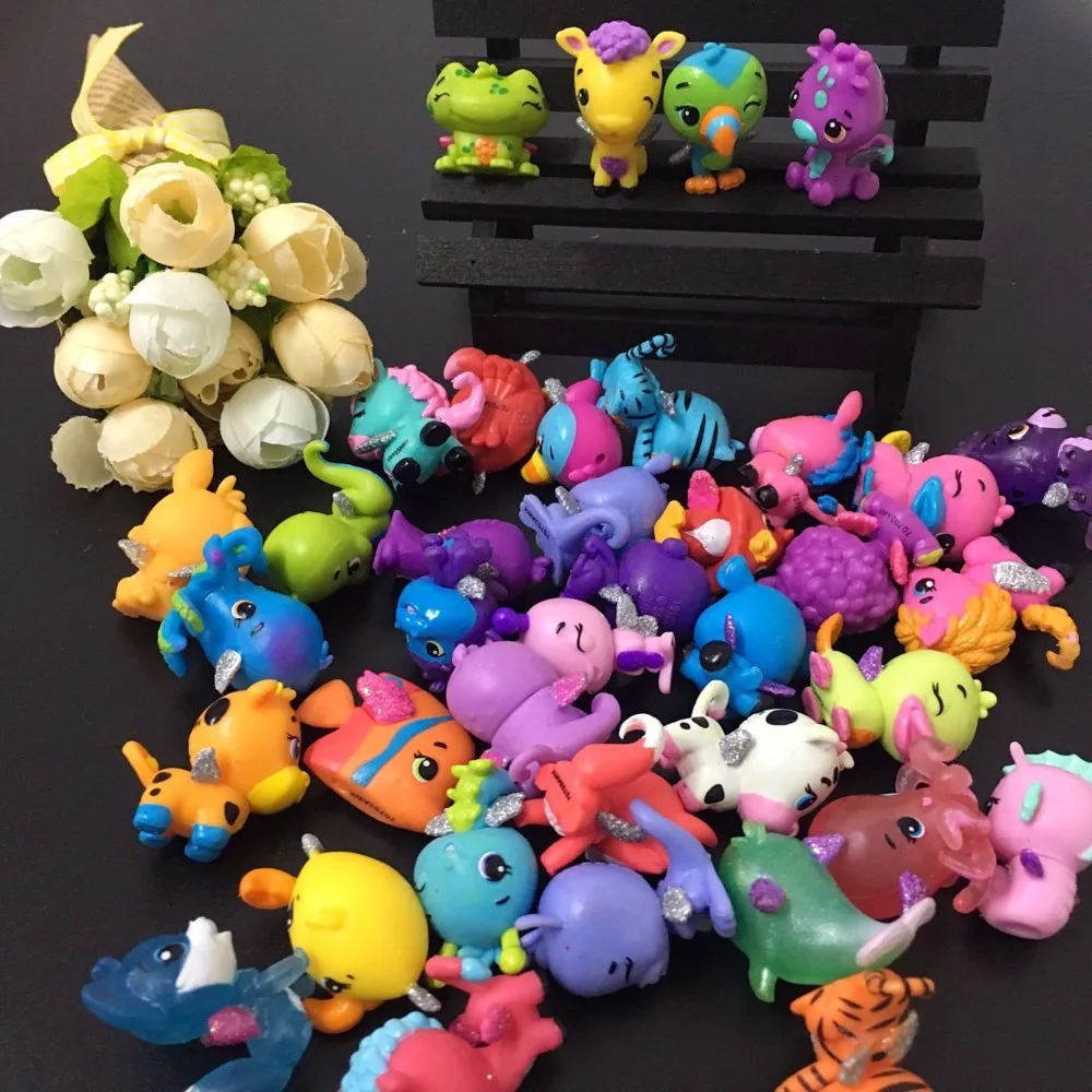 500 шт./лот Летающая лошадь рыба инкубация Волшебные миниатюрные фигурки героев