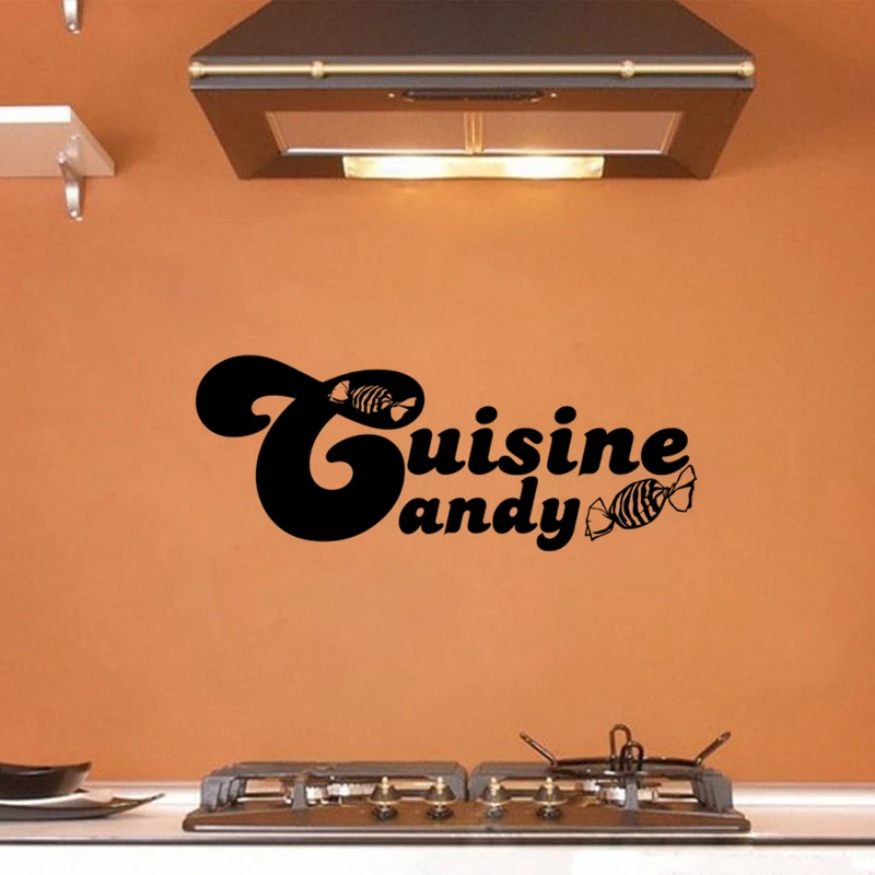 Наклейки на стену для французской кухни виниловые Съемные стикеры ресторана