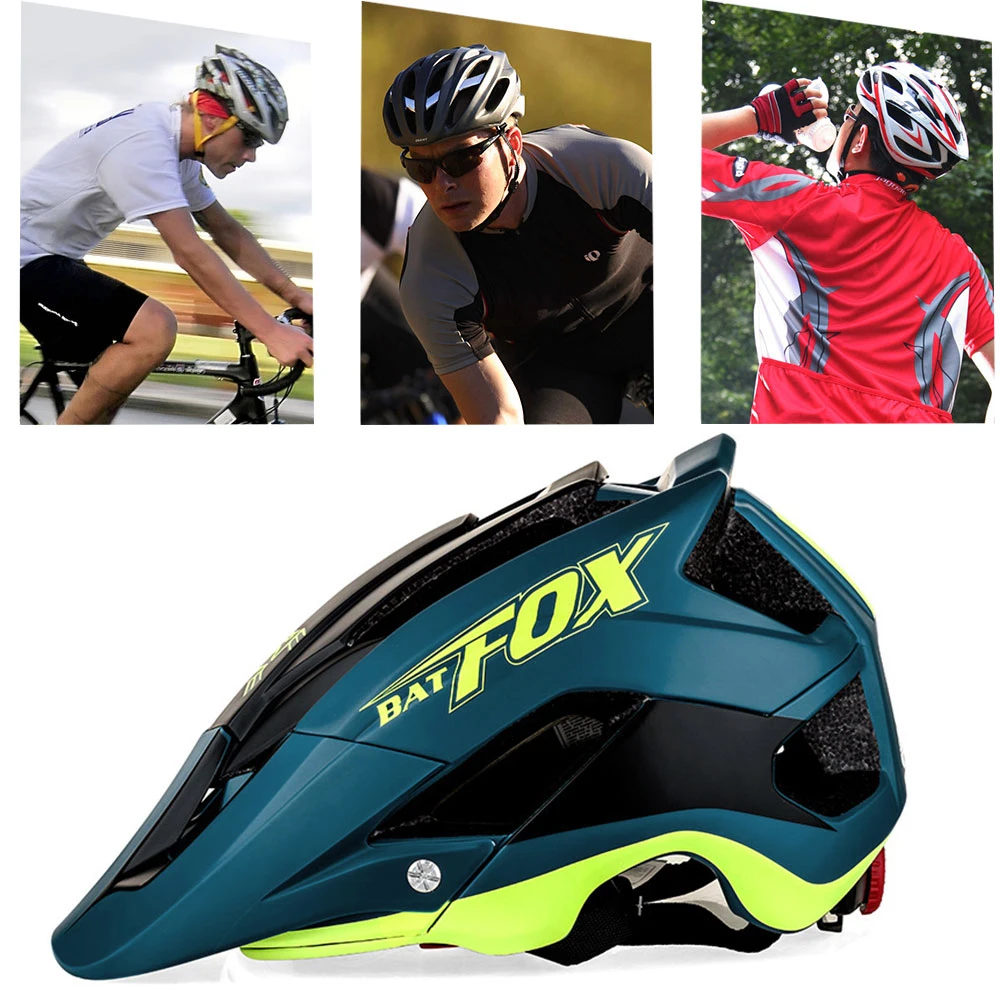 Unisex Mountain Bike Shock Absorption Helmet Lightweight Sports Outdoor Capacete Safety Breathable Cycling Integrally Molded | Спорт и