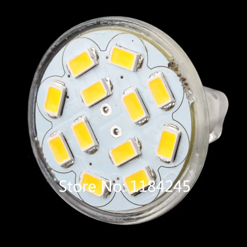 2 шт. GU4 MR11 4 Вт 400 люмен 12 светодиодов 5730 SMD светильник энергосберегающие