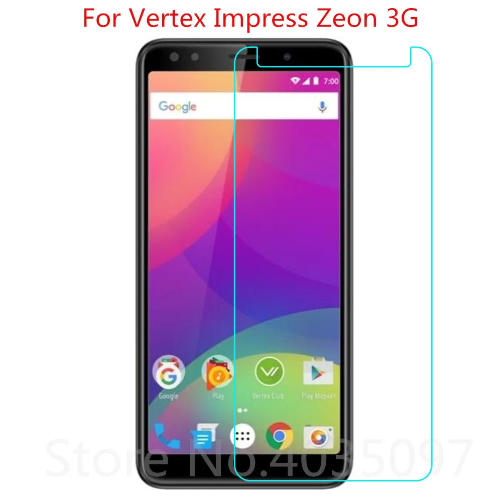 Защитное стекло закаленное 2.5D 9H для Vertex Impress Zeon 3G | Мобильные телефоны и