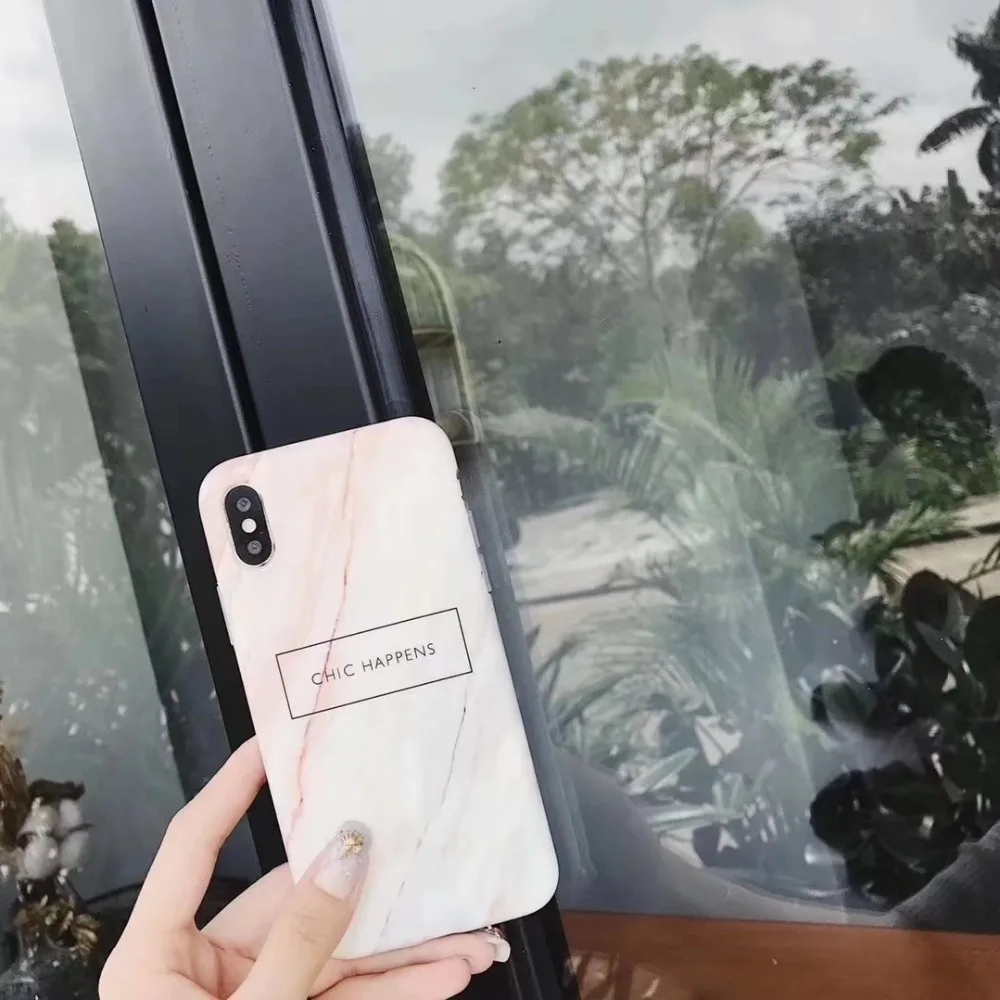 ORYKSZ силиконовый чехол для iPhone 6 Чехол роскошные Мрамор рисунком Телефон
