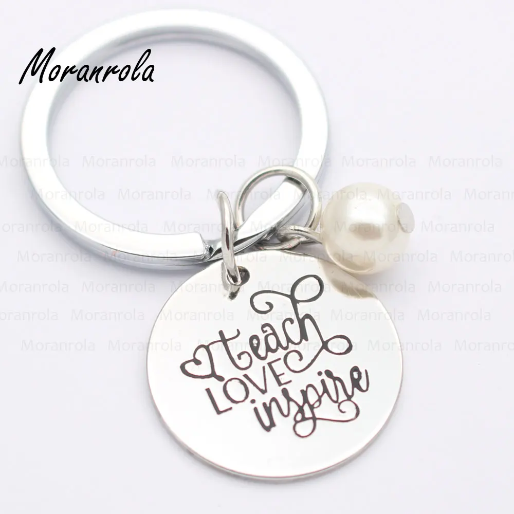 Ожерелье и брелок научить любви цепочка на День учителя хороший подарок учителю
