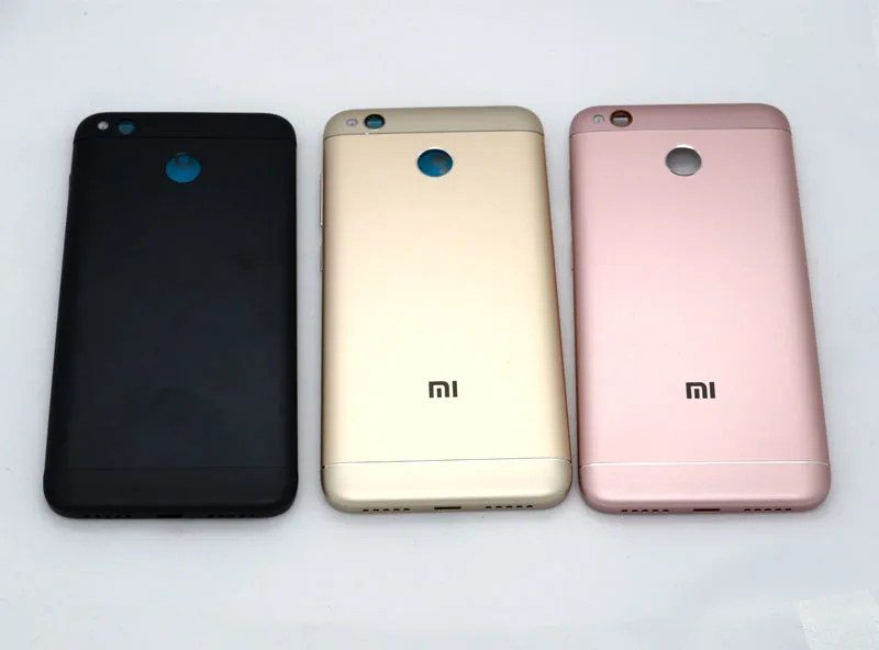 Чехол для Xiaomi Redmi 4X, запасные части, задняя крышка для батареи, корпус для двери+ боковые кнопки+ сменная вспышка для объектива камеры