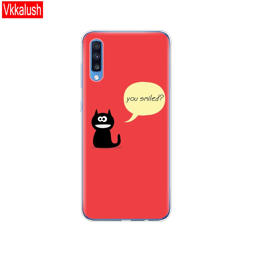 11058 Для samsung A70 чехол Мягкий ТПУ задняя крышка для телефона samsung Galaxy A70 силиконовый чехол s Coque Capa A 70 A705 A705F бампер - Цвет: 11058