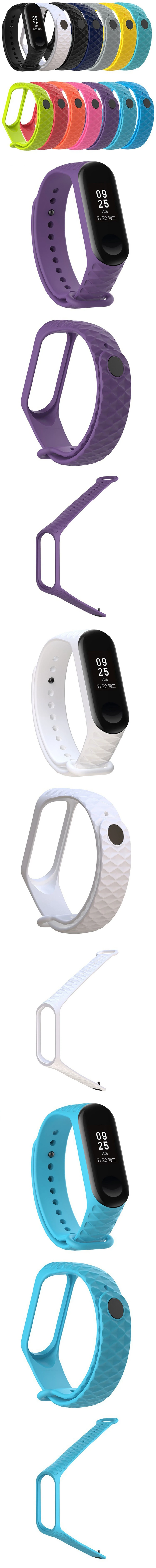 Силиконовый ремешок для XIAOMI Miband 3 замена браслета спортивные часы напульсник SmartBand ремень браслет аксессуары, запасные части