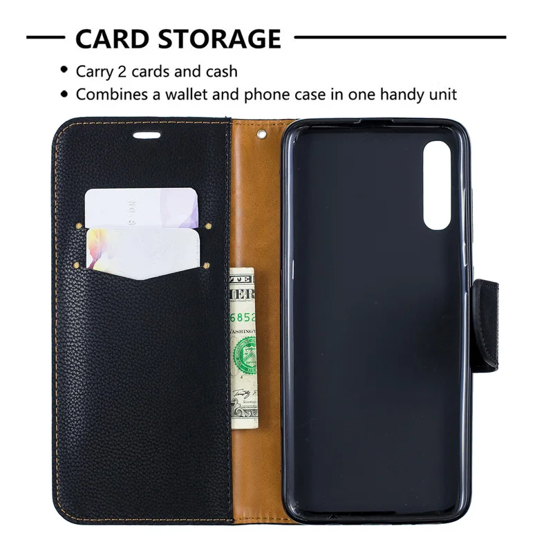 Кожаный чехол-книжка для Samsung Galaxy A70 A50 A40 A50S A30 A30S A20S A20E A10 S чехол-бумажник J4 J6 A6 PLUS A7