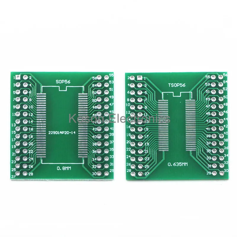5 шт. Pinboard TSSOP56 TSOP56 SOP56 к DIP56 56pin SDRAM 0 635 мм 8 IC адаптер розетка плата PCB|pinboard| |