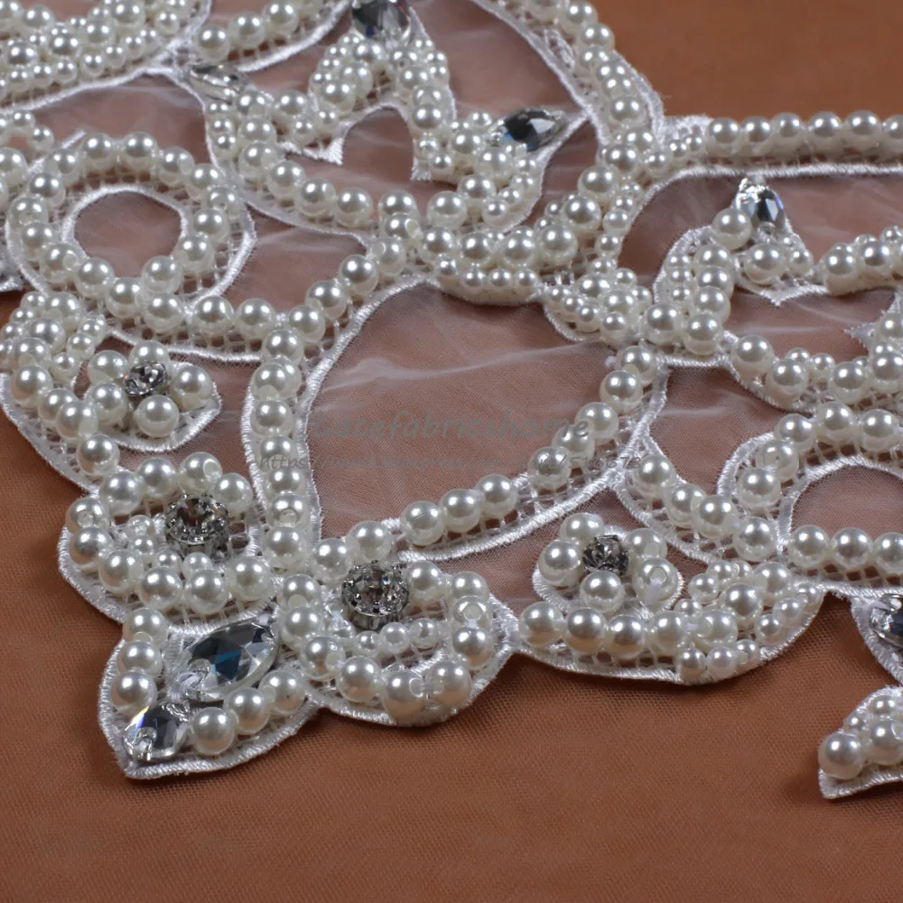 New off white/black polyester clothes/dress applique Sewing Clothes patches Diy Accessories Craft Decoration 1piece | Дом и сад