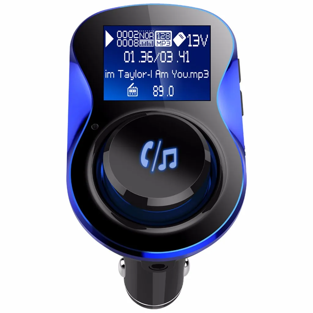 Bluetooth fm-передатчик MP3 плеер комплект Hands-free Автомобильная вспышка USB Поддержка TF карта Вход 5 В/3.1A FM модулятор