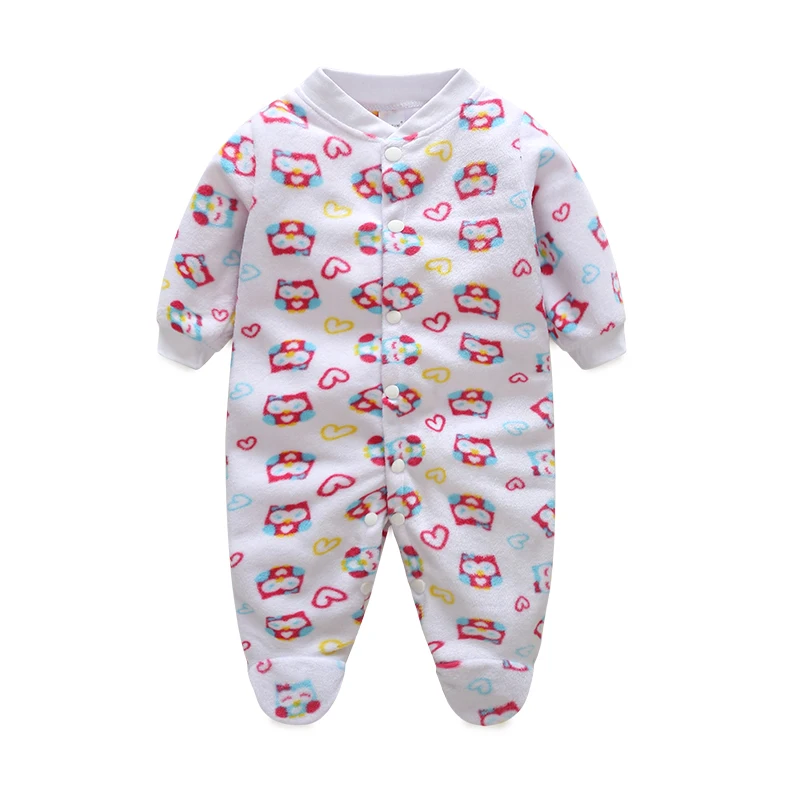 Комбинезон флисовый для мальчиков и девочек детские ползунки комбинезоны с