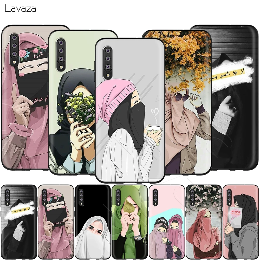 Lavaza исламский мусульманский Hijabi девочек художественный чехол для Samsung Galaxy S6 S7 край J6 S8 S9 S10 плюс A3 A5 A6 A7 A8 A9 Note 8, 9