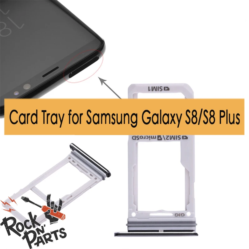 Двойной лоток для sim карты и микро карт SD Samsung Galaxy S8 Plus|Корпусы рамки мобильных