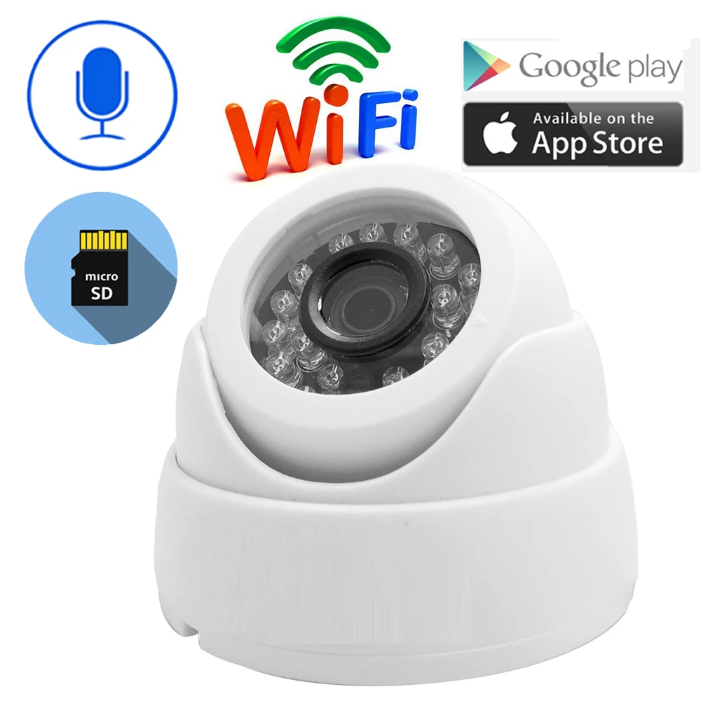 JIENUO Wifi Camera Ip 1080P 960P 720P Cctv Surveillance Video Security Wireless Audio IPCam Indoor Cam Infrared Dome Home Camera
