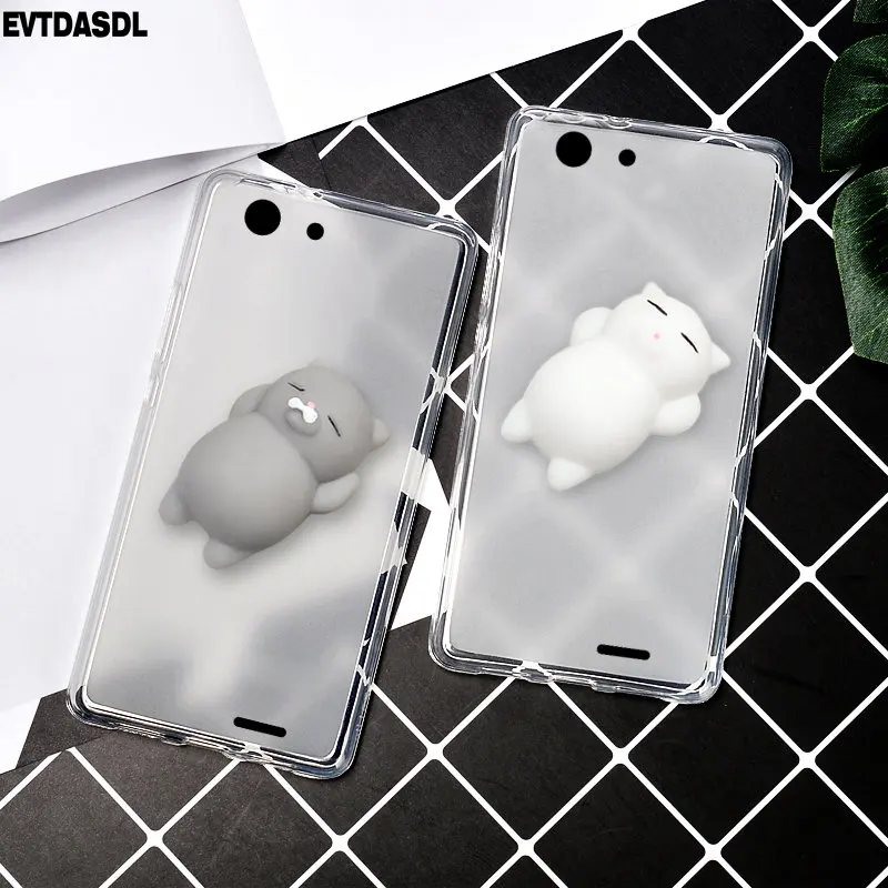Squishy чехол для телефона Vertex Impress Лев 3g 5 0 дюймов часто силиконовый с милым рисунком