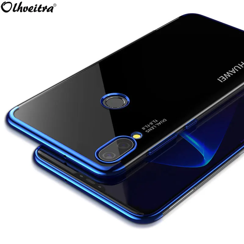 Case For Huawei Y9 2019 Soft TPU Shell Back Protective Transparent Clear Silicone 2018/Huawei Enjoy 8 Plus | Мобильные телефоны и