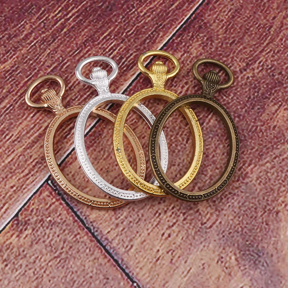 Vintage Big Size 2pc Oval Antique Metal Hollow Frame Glue Blank Connector Charms Pendant DIY Jewelry Findings Accessories | Украшения и