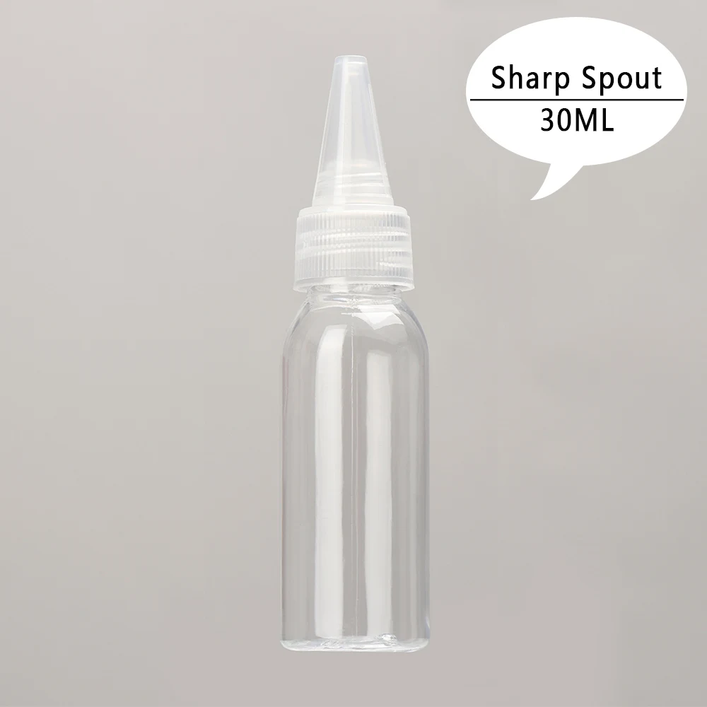 sharp spout 30ml Портативная бутылка для приправ, многоразовые инструменты для кемпинга, барбекю, банка для специй, уличная посуда, коробка для вкуса, кухонный органайзер, оборудование для кемпинга - Цвет: sharp spout 30ml