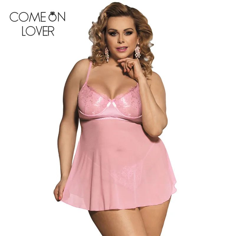 Comeonlover кружевное лоскутное нижнее белье на косточках intimo donna сексуальное розовое