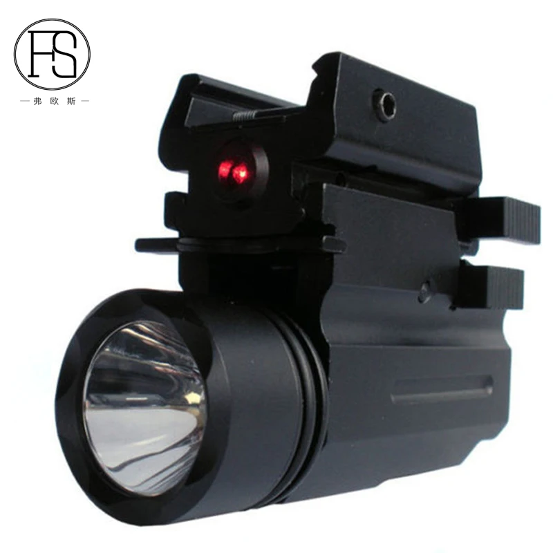 

Военный армейский пистолет, Красный лазерный прицел, тактический светодиодный фонарь X100 для охоты, стрельбы, рельса 20 мм