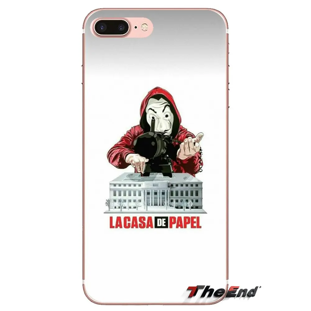 La Casa De Papel деньги Heist прозрачный мягкий чехол для Huawei NOVA 2 3 2i 3i Y6 Y7 Y9