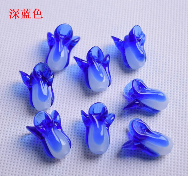 Бусины из хрустального стекла для изготовления украшений около 10*20 мм 50