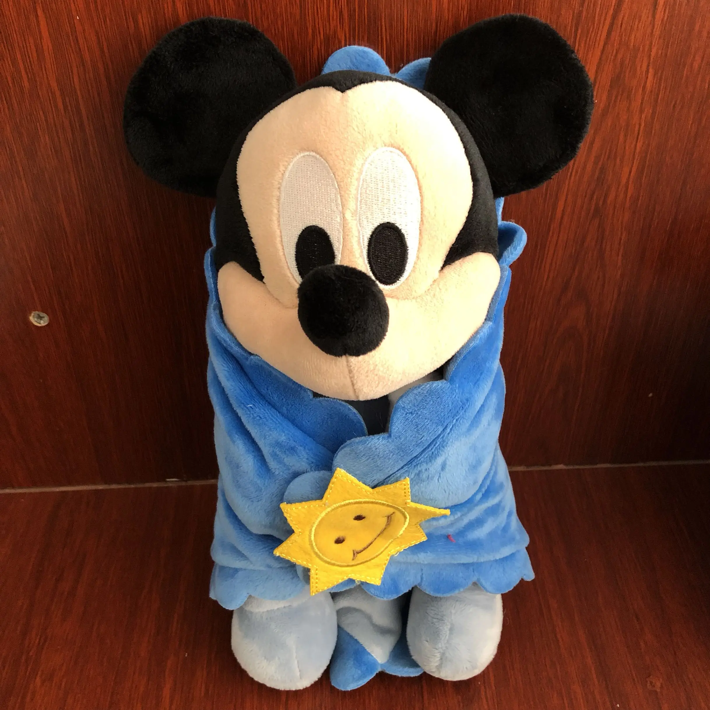 Dumbo Goofy Mickey Minnie Angel Plush Toys Babies Stitch With Blanket Appease Towel Cute Stuffed Animals Plush Toy 25CM
