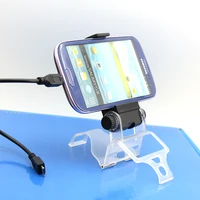 Color Box For PS4 Wireless Controller Joystick Stand Gaming Vertical Stand Bracket Holder For Mobile Phone Clamp