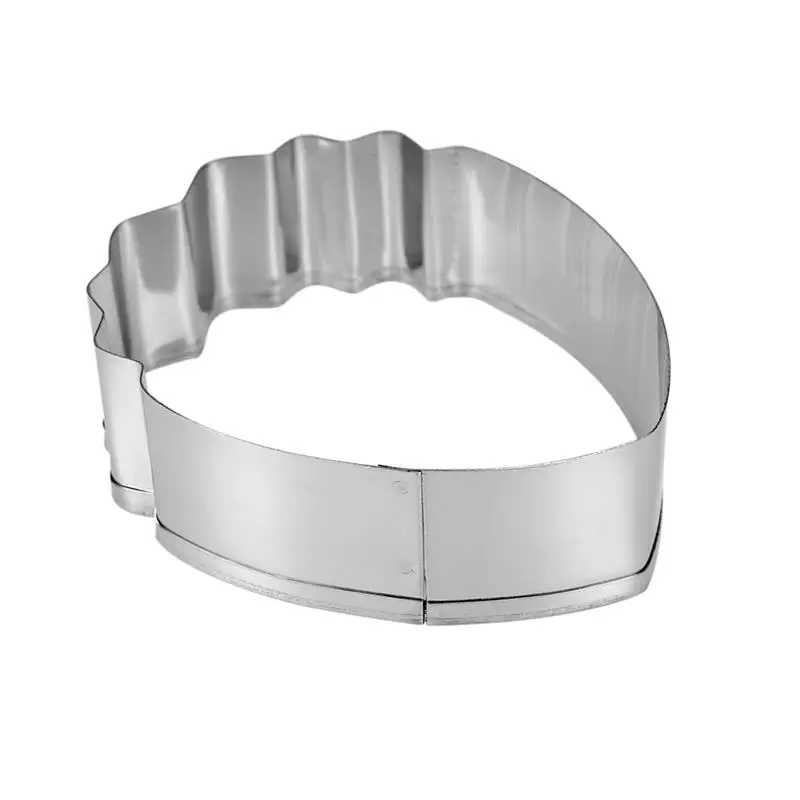 Высококачественная форма для торта из нержавеющей стали с лепестками роз