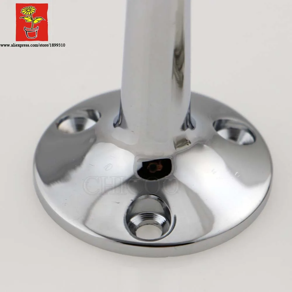 3 дюймовый цинковый сплав полированный хром doorstoppers серый резиновый стопор для двери настенный Doorstops Стекло ограничитель