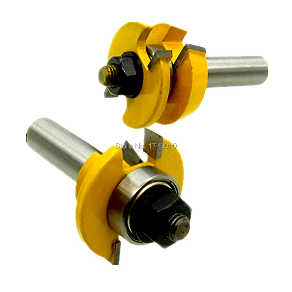 2 шт. шейкер Стиль бит железнодорожных и стиль дверцы шкафа маршрутизатор Набор 1/2