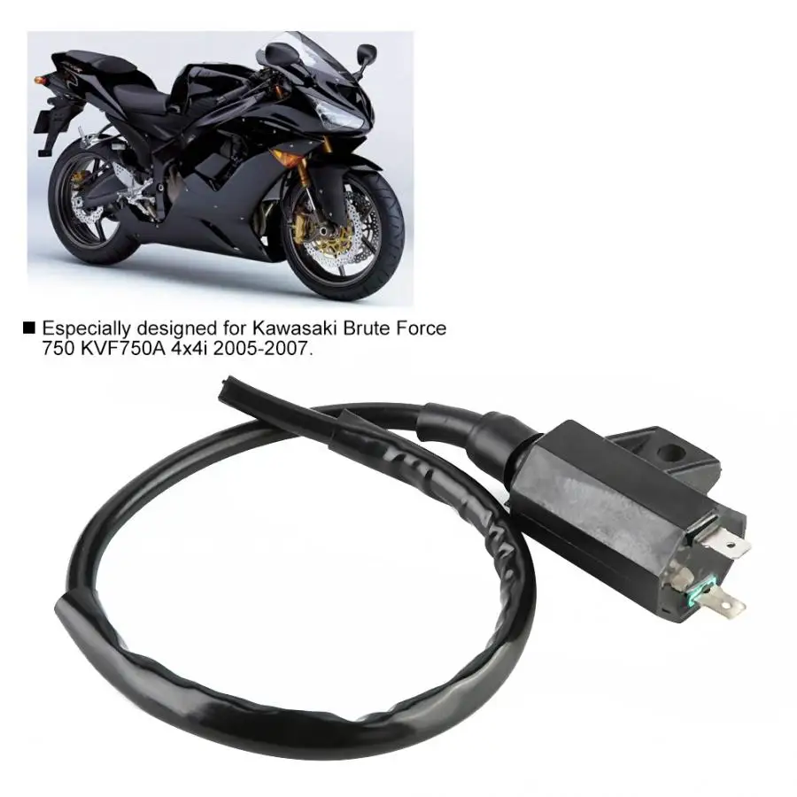 Катушка зажигания двигателя мотоцикла пластик + медь для Kawasaki Brute Force 750 KVF750A KVF750B