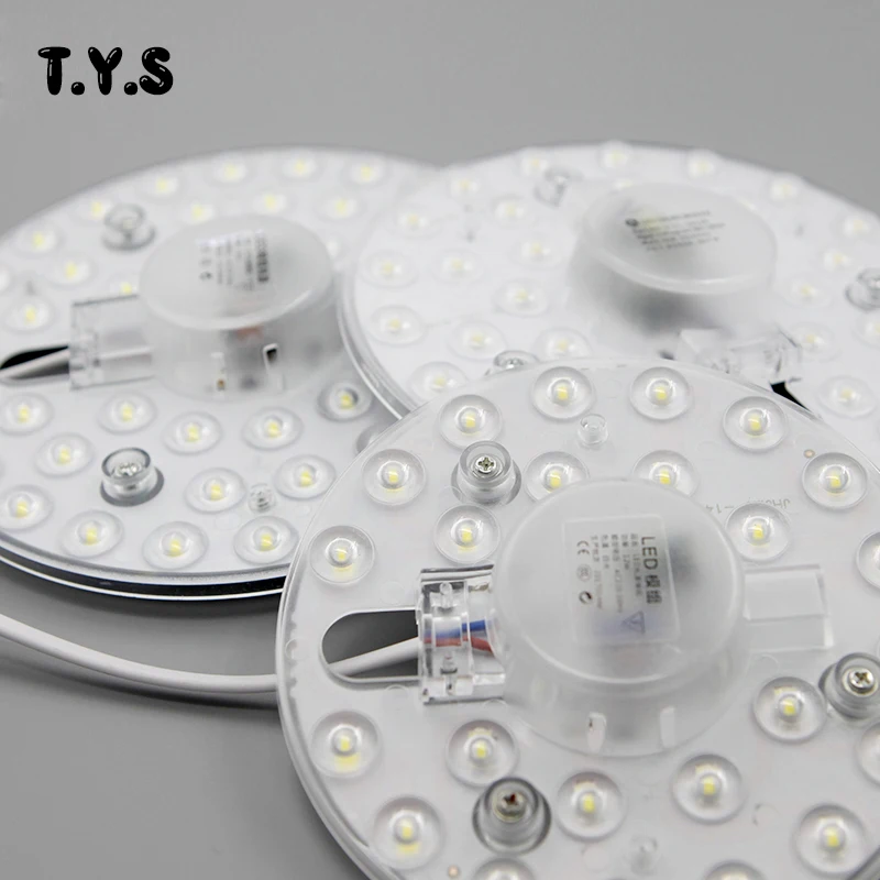 Светодиодный светильник 12 Вт 18 24 SMD 2835 220 В панельный современный потолочный