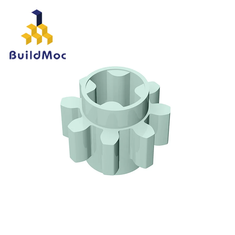 BuildMOC 3647 8 зубчатая передача наружный диаметр 10,0 строительные блоки части DIY развивающие творческие подарочные игрушки