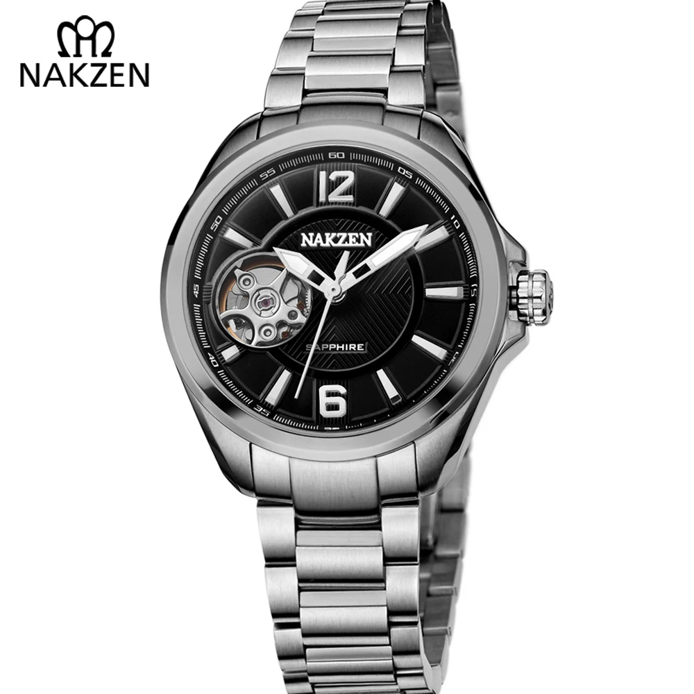 Mechanical Automatic Women Watches Classic Hollow Skeleton G Sports Shock Watch 5Bar Waterproof Steel Ladies Gold Wrist | Наручные часы