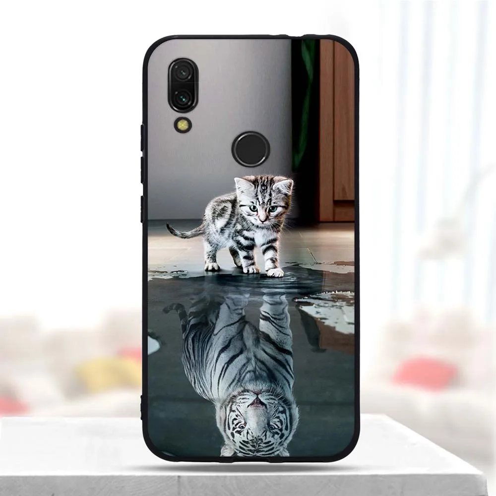 14 Чехол для телефона Xiaomi Redmi 7, мягкий силиконовый чехол из ТПУ с милым рисунком кота для Xiaomi Redmi 7, чехол для Xiomi Redmi 7, чехол - Цвет: 14