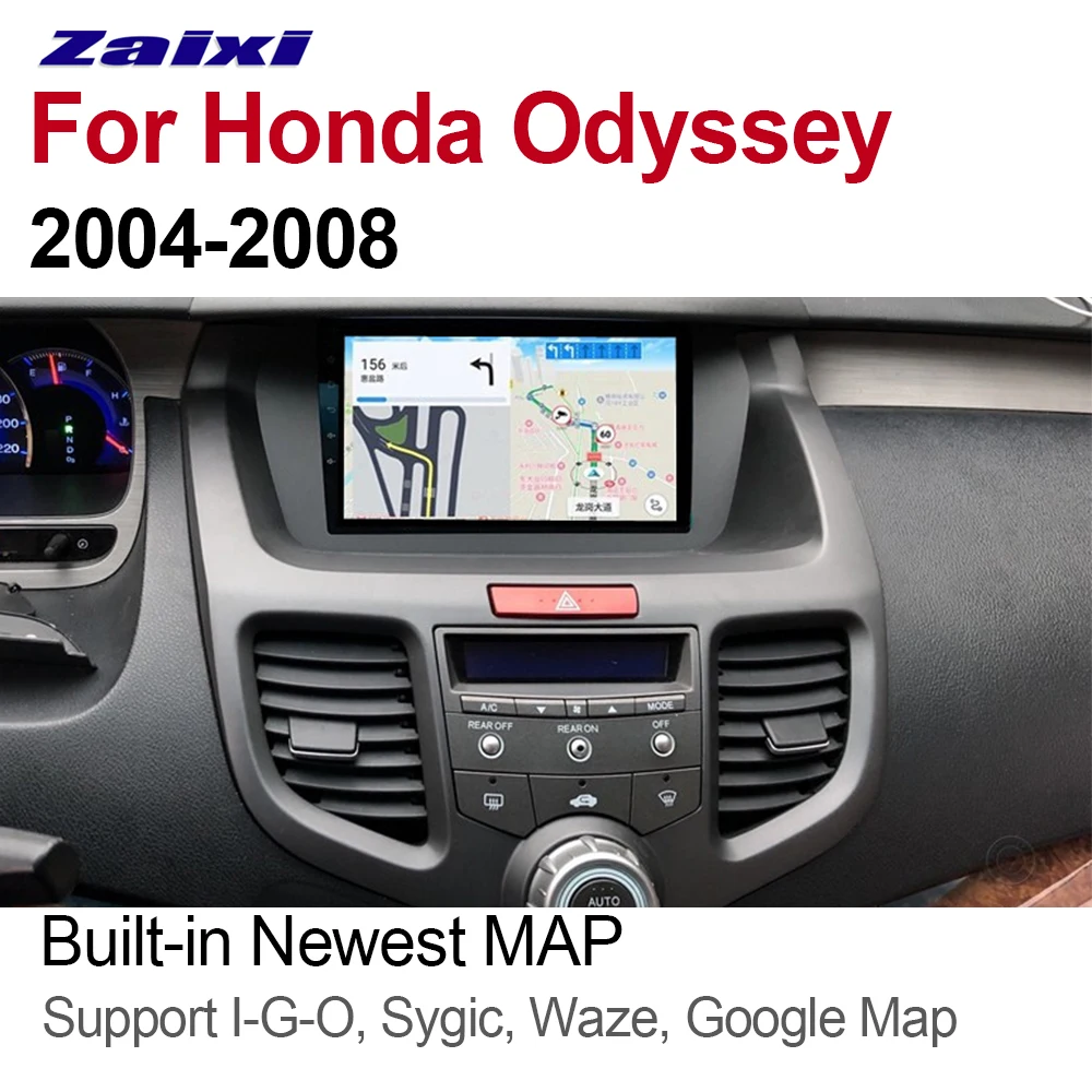 ZaiXi Авто Радио 2 Din Android Автомобильный плеер для Honda Odyssey 2004~ 2008 gps Навигация BT Wifi карта мультимедийная система стерео радио