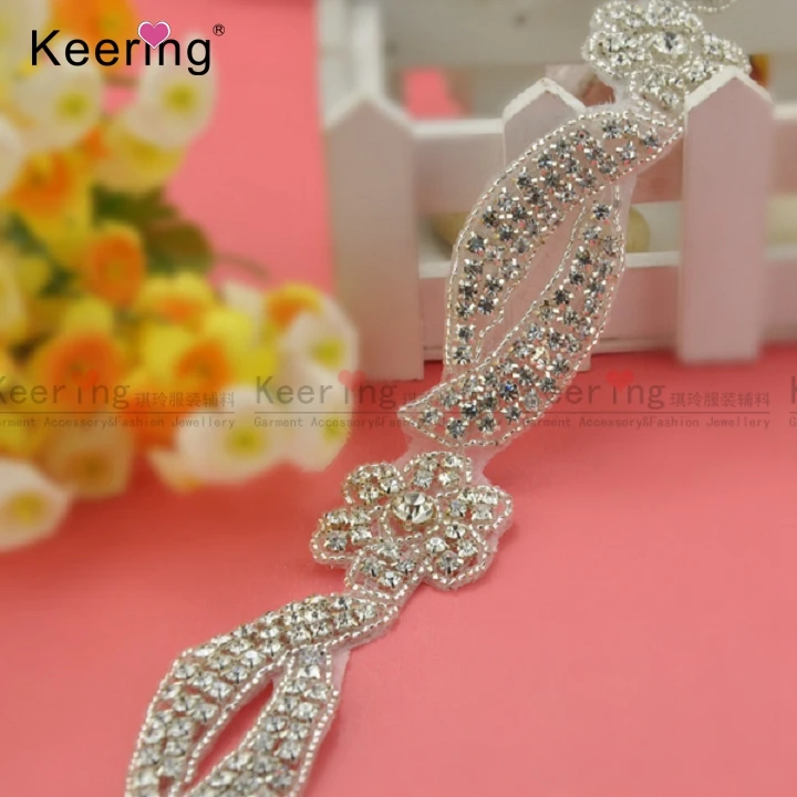 

Keering New Arrival Wholesale Free Shipping Rhinestone Trim WRA-302