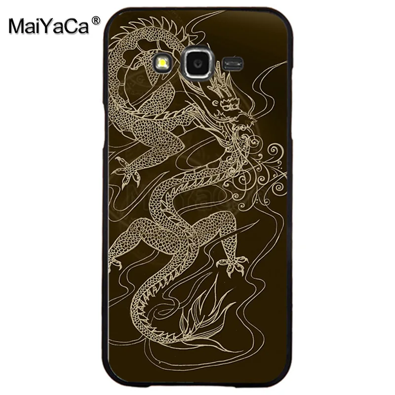 MaiYaCa китайский дракон дизайн Роскошные модные часы с 3D чехол для телефона samsung j7 j8