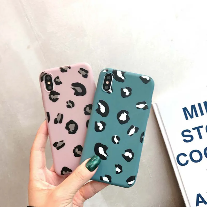 Luxury Leopard Print Phone Case For iPhone X XR XS Max 6 6S Plus Soft Silicone Full Back Cover 7 8 Cases Capa |